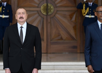 Ruanda Prezidentinin rəsmi qarşılanma mərasimi olub