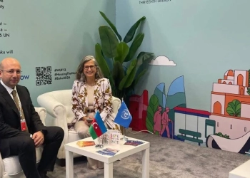 Dövlət Şəhərsalma və Arxitektura Komitəsinin sədri Anar Quliyev UN-Habitatın icraçı direktoru ilə görüşüb