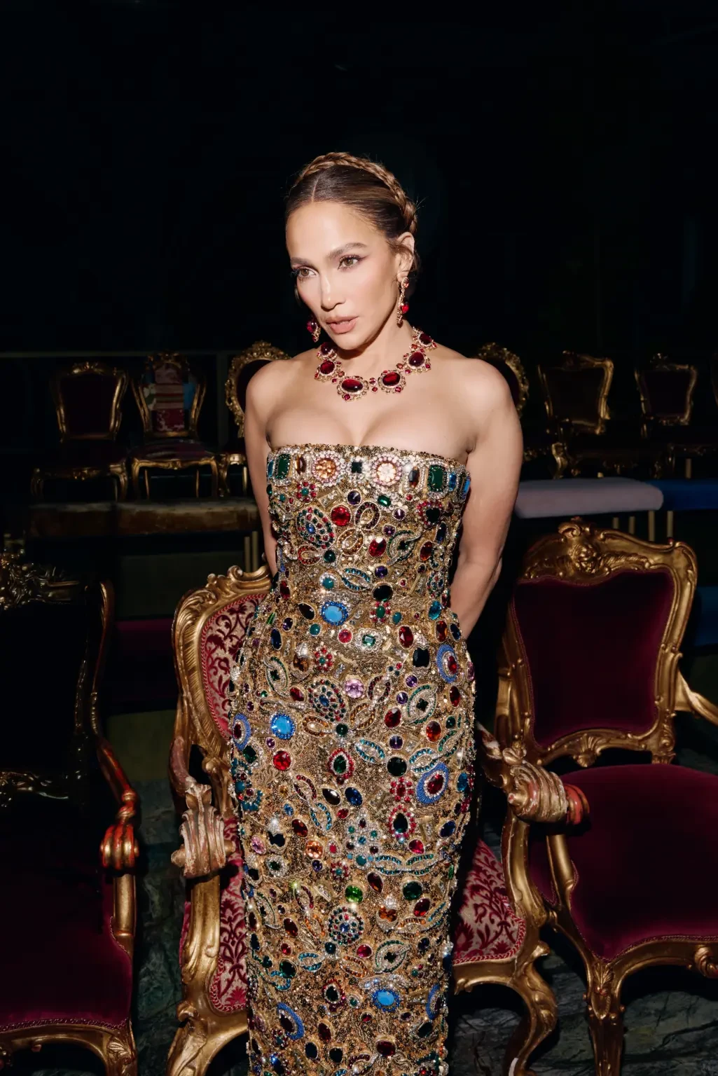 Jennifer Lopez Dolce & Gabbana-nın Alta Moda Şousunda — 1
