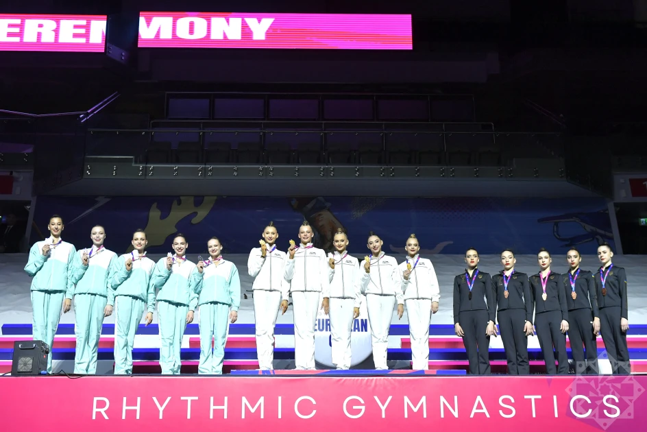 Bədii gimnastika üzrə Avropa Kubokunda növbəti mükafatçılar bəlli olub