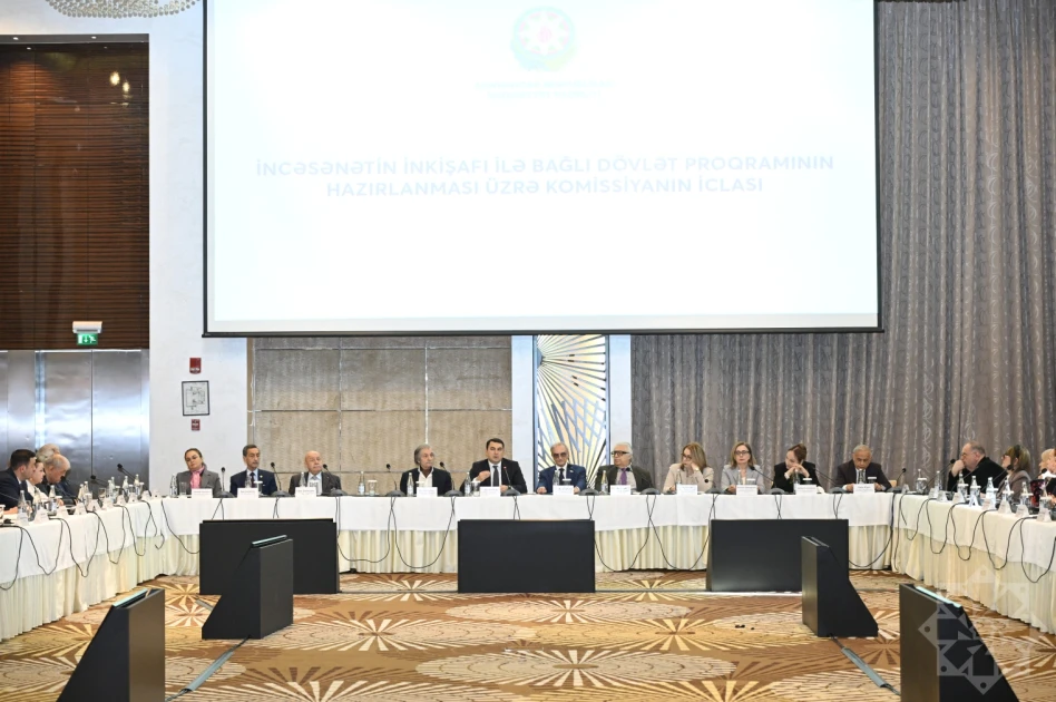 “Azərbaycan Mədəniyyəti – 2040”: İncəsənətin inkişafı ilə bağlı dövlət proqramı hazırlanır