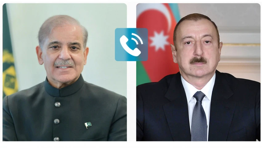 Pakistan İslam Respublikasının Baş naziri Məhəmməd Şahbaz Şərif Azərbaycan Respublikasının Prezidenti İlham Əliyevə zəng edib