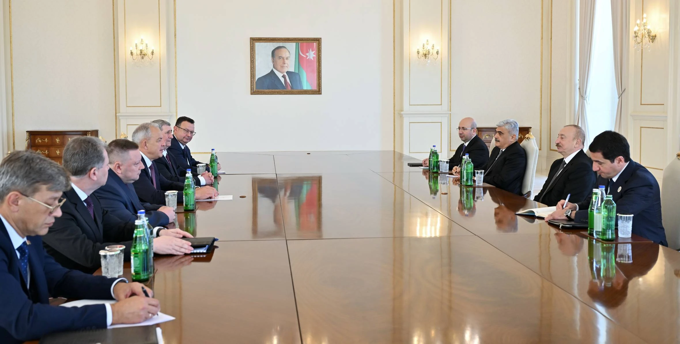 İlham Əliyev Belarus Milli Assambleyası Nümayəndələr Palatasının sədrini qəbul edib