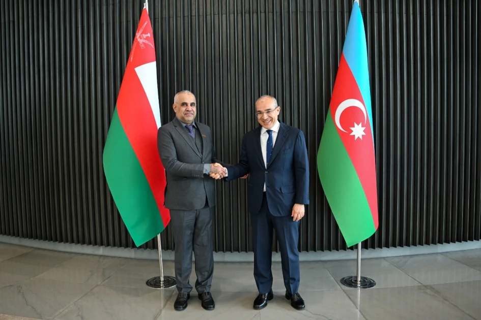 İqtisadiyyat Nazirliyində görüş: Azərbaycan ilə Oman arasında əməkdaşlığın inkişaf perspektivləri