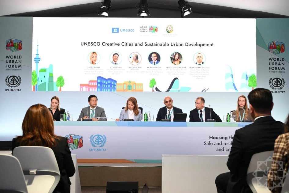 WUF13-də panel sessiya: UNESCO-nun yaradıcı şəhərləri və dayanıqlı şəhərsalma