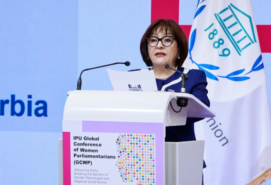 Sahibə Qafarova qlobal konfransda Azərbaycanın gender bərabərliyi sahəsində təcrübəsini təqdim edib