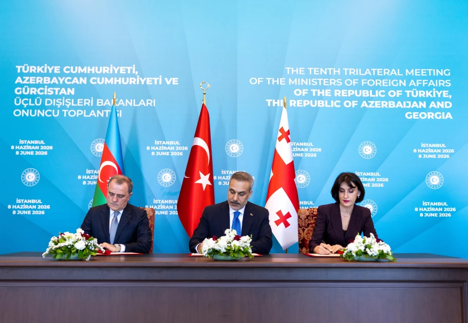 Türkiyə, Azərbaycan və Gürcüstan xarici işlər nazirlərinin iştirakı ilə İstanbul Bəyannaməsi qəbul edilib