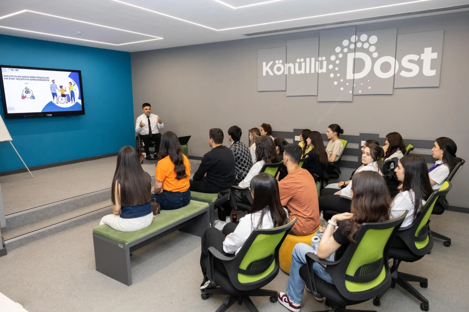 “Əlilliyi olan şəxslərin hüquqları və ayrı-seçkiliyə qarşı mübarizə” mövzusunda təlim təşkil edilib