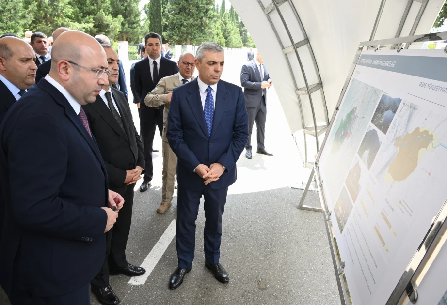 Əlaqələndirmə Qərargahının iclasının iştirakçıları Ağdərə şəhərinin Baş planı ilə tanış olublar