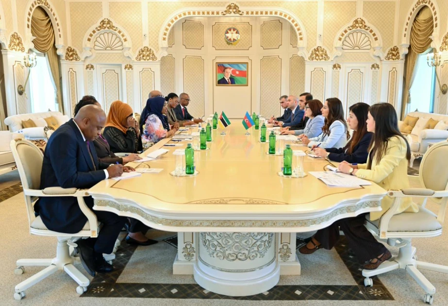Sahibə Qafarova Mozambik Respublika Assambleyasının sədri ilə görüşüb