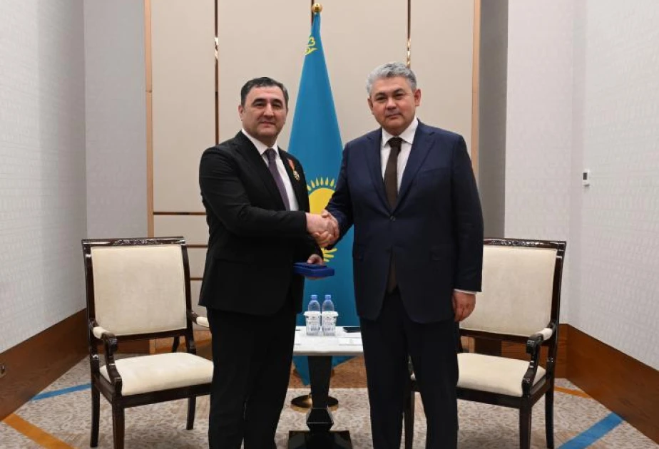 Azərbaycanın Qazaxıstandakı səfiri II dərəcəli “Dostluq” ordeni ilə təltif edilib