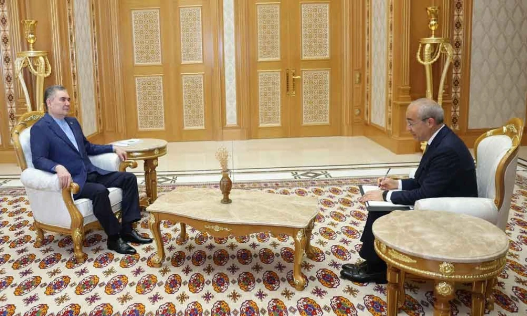 Türkmənistan Xalq Məsləhətinin sədri Azərbaycan nümayəndə heyətini qəbul edib