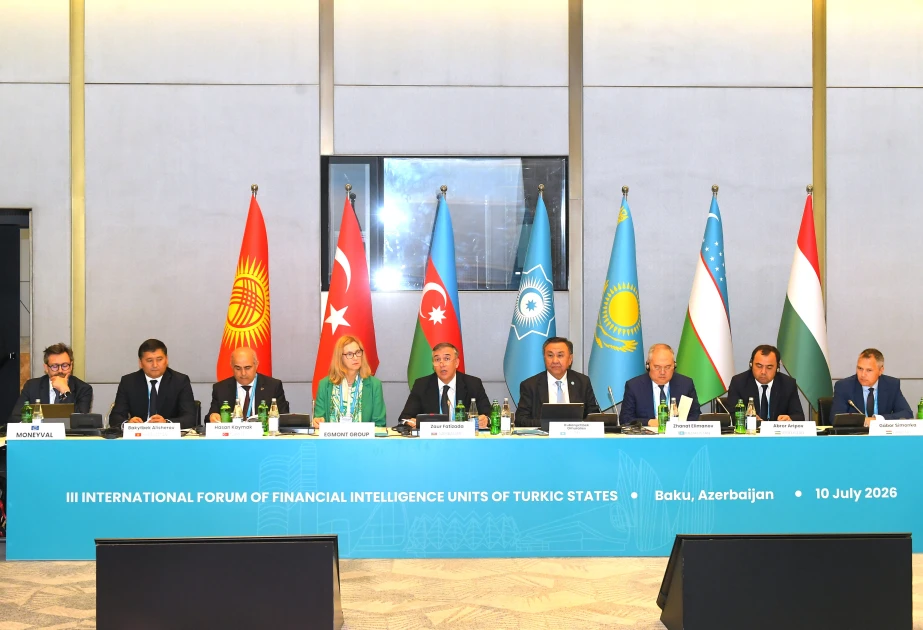 Bakıda Türk Dövlətləri Təşkilatına üzv ölkələrin Maliyyə Kəşfiyyatı Orqanlarının beynəlxalq forumu işə başlayıb