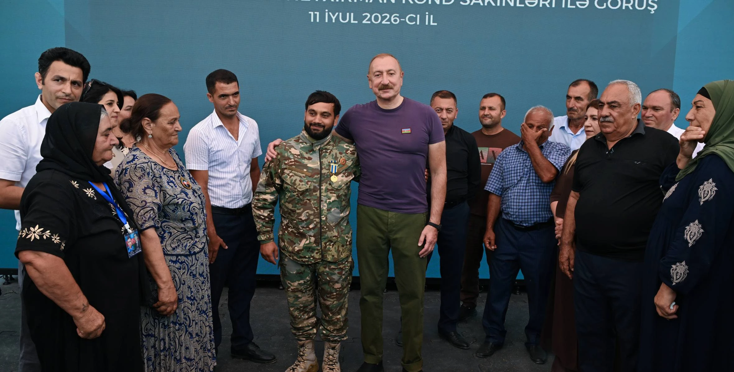 İlham Əliyev Xocavənd rayonunun Quzeyxırman kəndində olub 