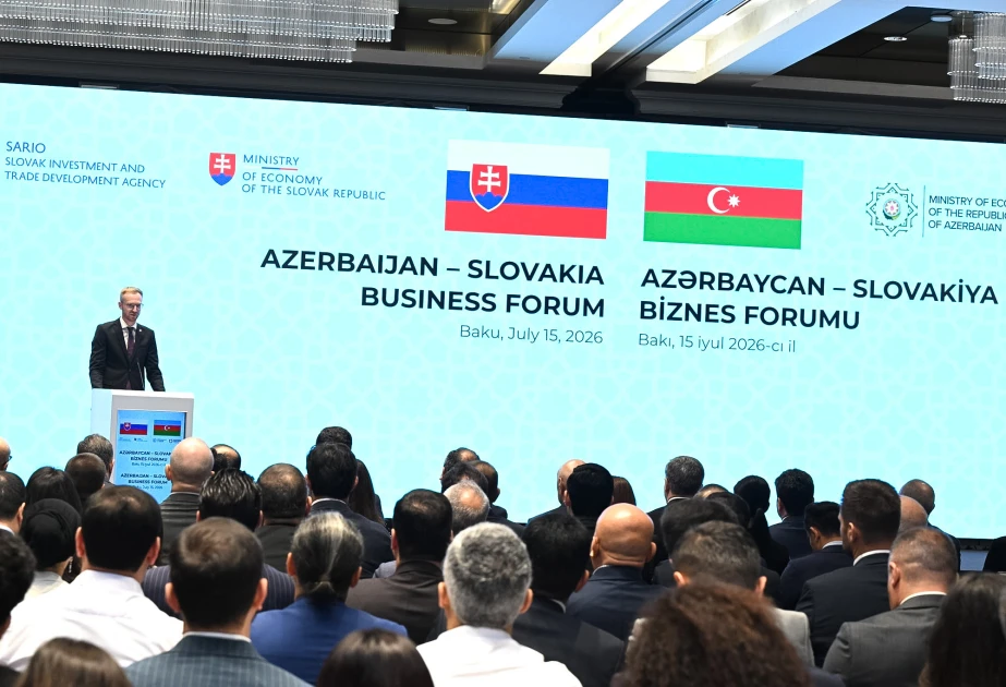  Slovakiya Azərbaycanla iqtisadi əlaqələrin inkişafında maraqlıdır 
