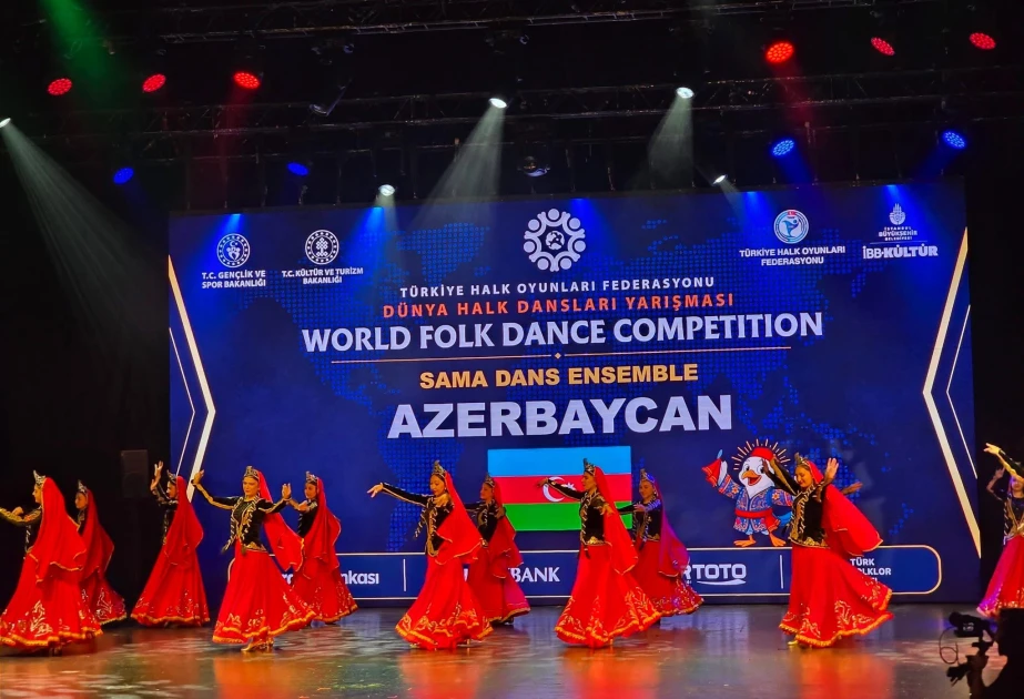 Azərbaycan Dünya Xalq Rəqsləri Yarışmasında iştirak edir