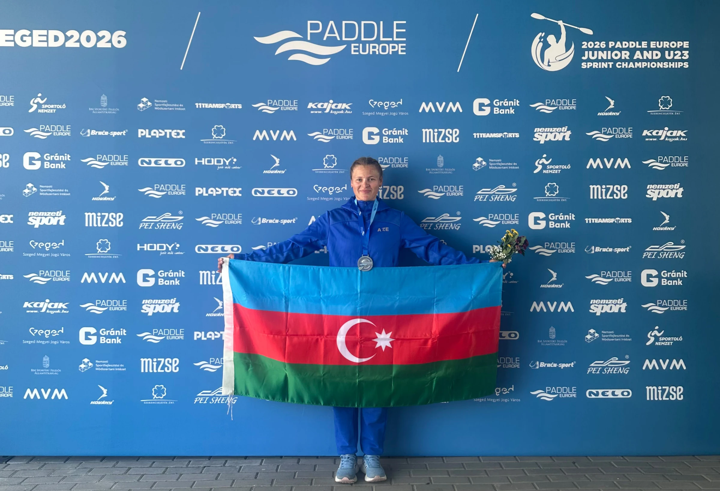 Azərbaycan kanoeçisi Avropa çempionatında gümüş medal qazanıb