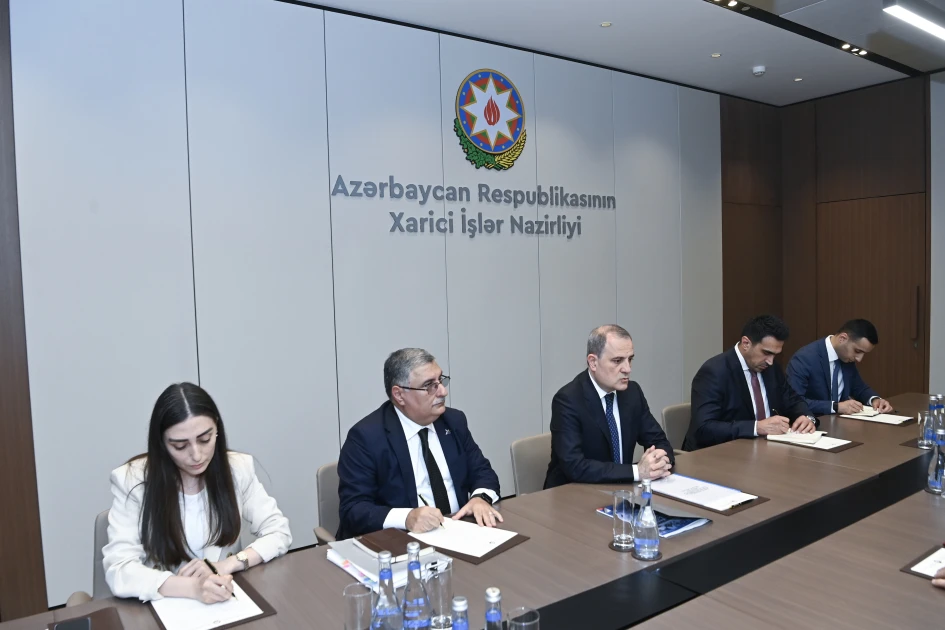 Ceyhun Bayramov Rusiya Prezidentinin köməkçisi ilə görüşüb