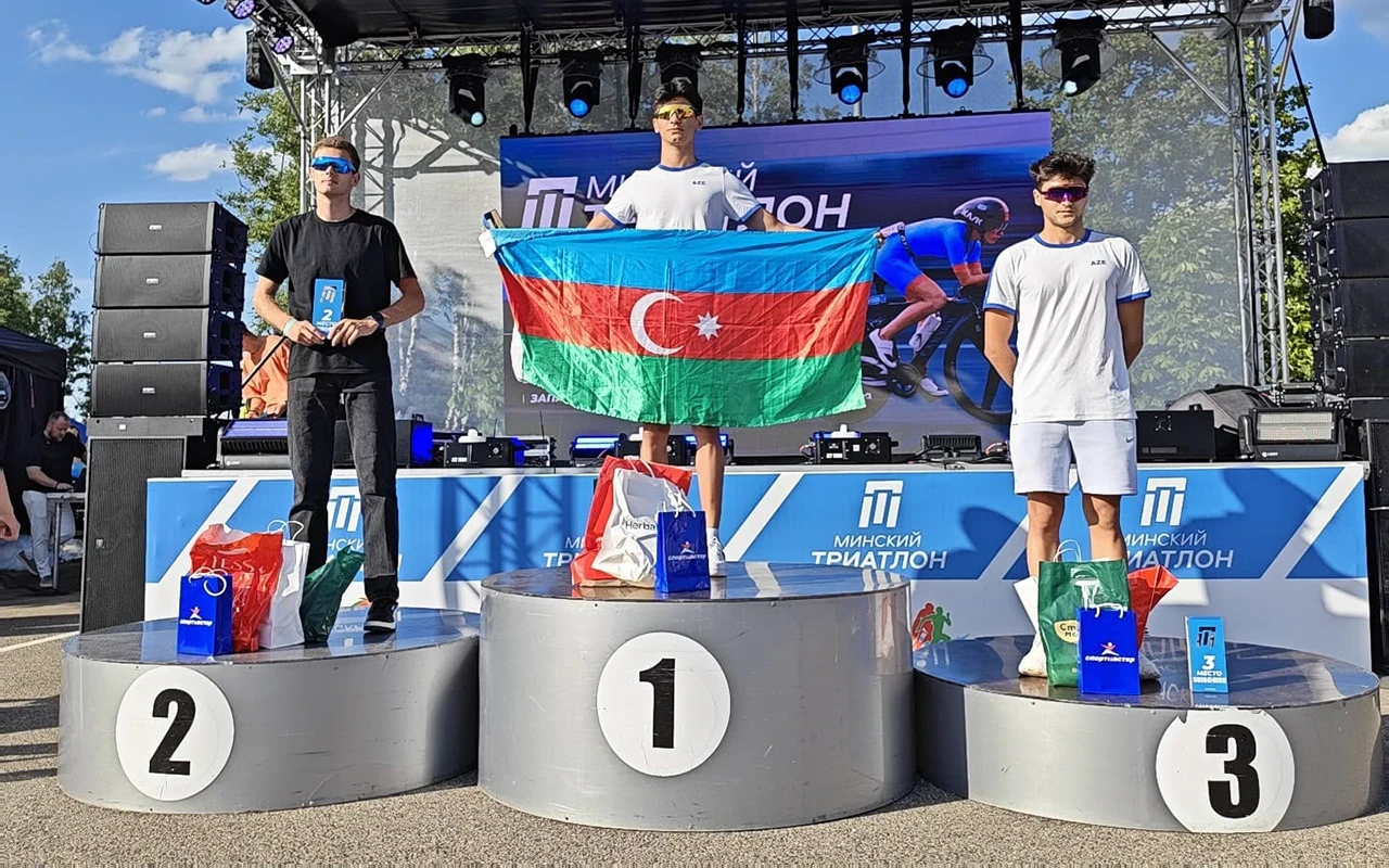 Azərbaycan triatlonçuları Minskdə beynəlxalq yarışda uğur qazandılar