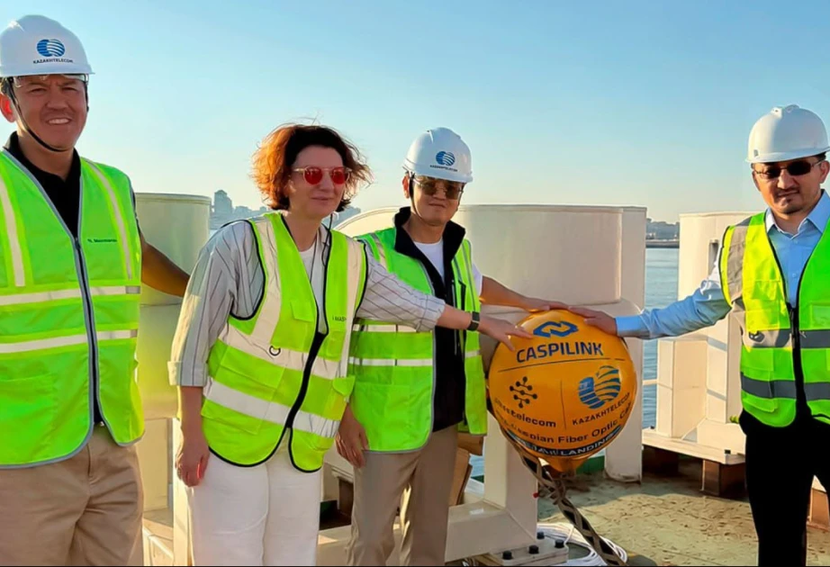 Trans-Xəzər fiber-optik rabitə xəttinin tikintisinin əsas mərhələsi başa çatıb