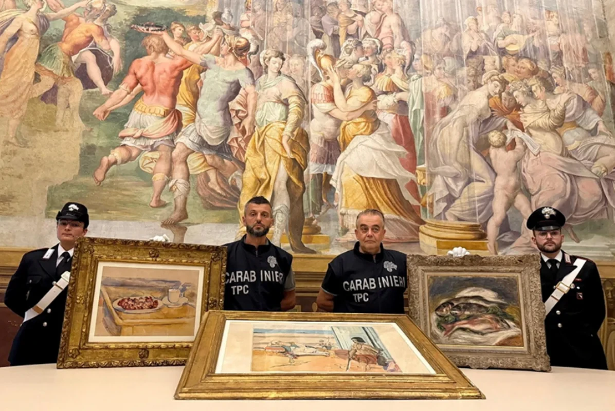 İtaliyada muzeydən oğurlanan məşhur rəsm əsərləri geri qaytarıldı 