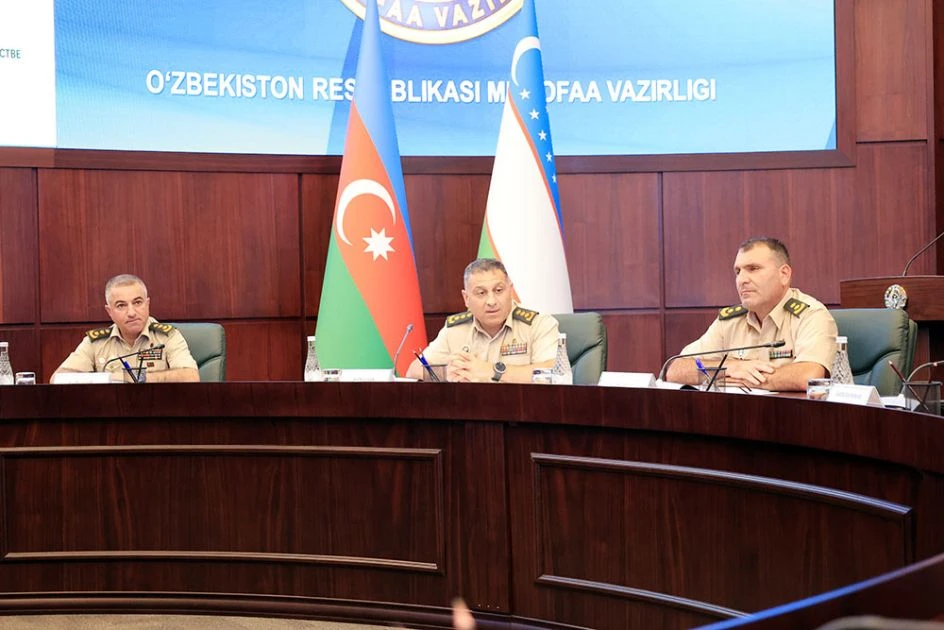 Azərbaycan və Özbəkistan Müdafiə nazirlikləri arasında təcrübə mübadiləsi üzrə işçi görüş olub