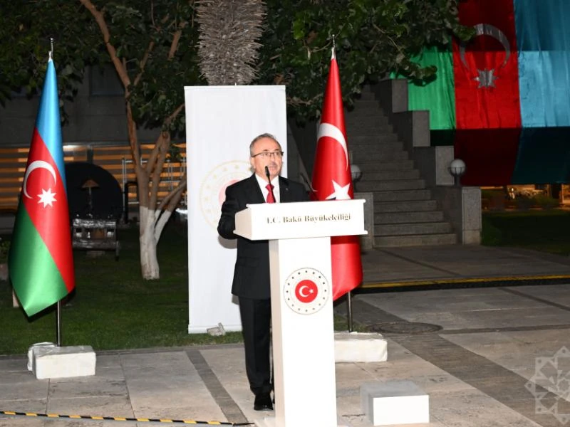 Türkiyənin Zəfər bayramı və Silahlı Qüvvələr Günü Bakıda qeyd olunub