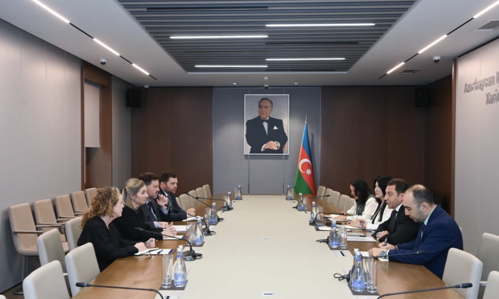 Azərbaycanın xarici işlər nazirinin müavini ABŞ-nin Ermənistandakı müvəqqəti işlər vəkili ilə görüşüb