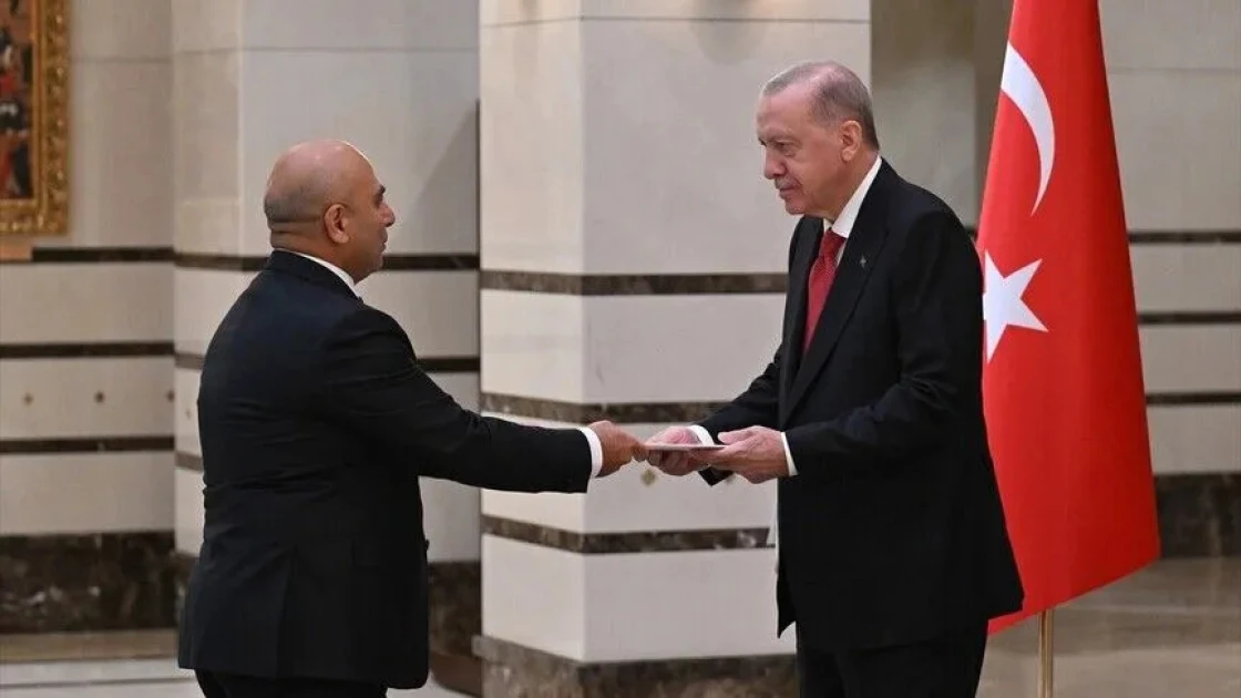 Azərbaycanın səfiri Türkiyə Prezidentinə etimadnaməsini təqdim edib