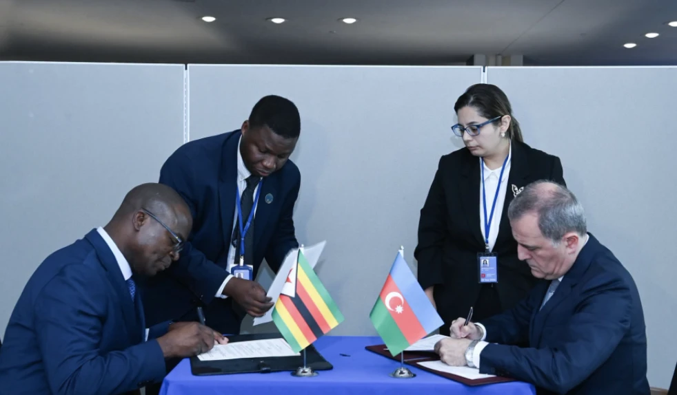 Azərbaycan və Zimbabve arasında siyasi məsləhətləşmələrə dair Anlaşma Memorandumu imzalanıb