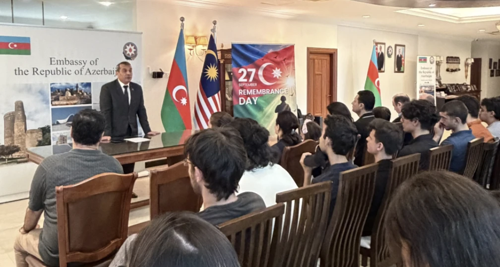 Malayziyada yaşayan Azərbaycan icması şəhidlərimizin xatirəsini yad edib
