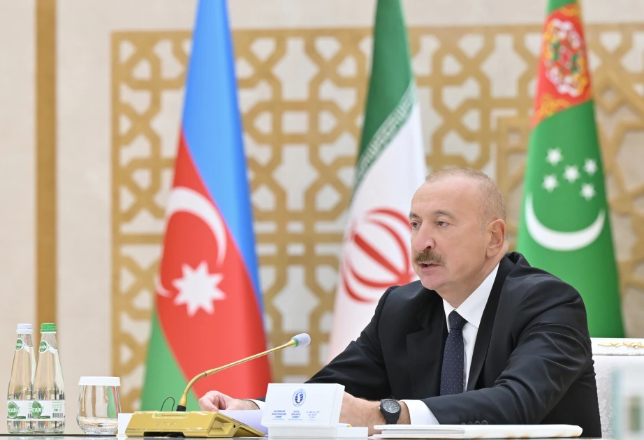Azərbaycan Prezidenti: Mövcud tendensiya davam edərsə, Xəzərin dayazlaşmasının fəlakətli nəticələri ola bilər VİDEO