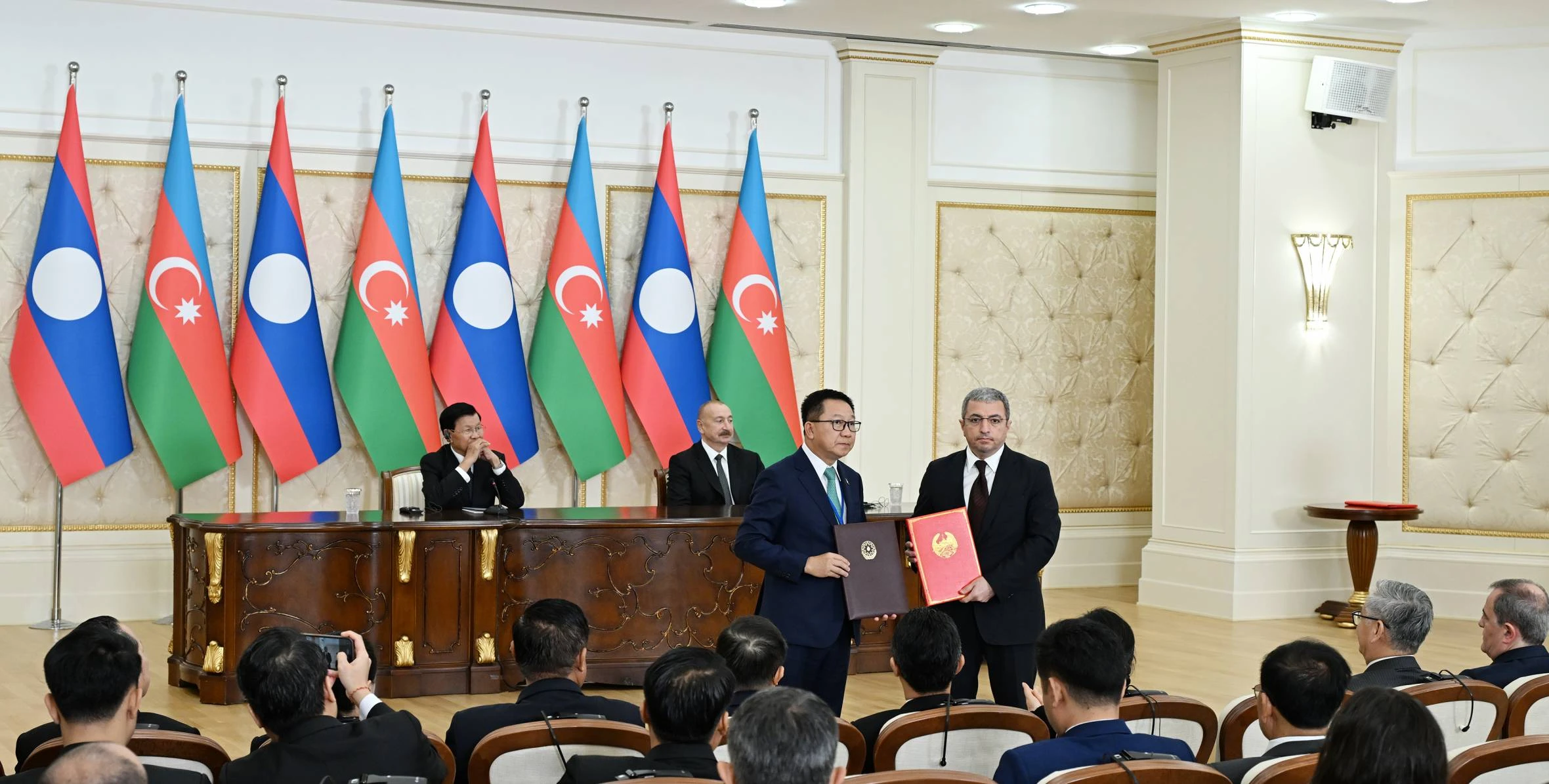 Azərbaycan ilə Laos arasında Birgə Bəyanat qəbul olunub və sənədlər mübadilə edilib