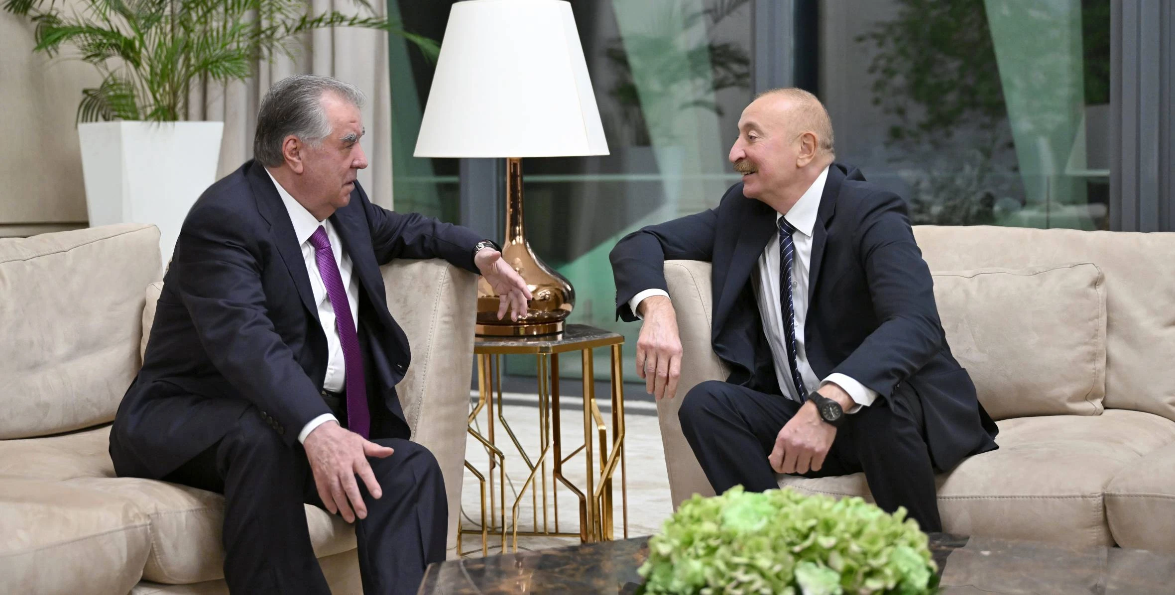İlham Əliyev Tacikistan Prezidenti ilə görüşüb