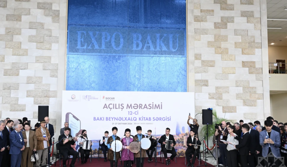 Bakıda XII Beynəlxalq Kitab Sərgisi fəaliyyətə başlayıb VİDEO