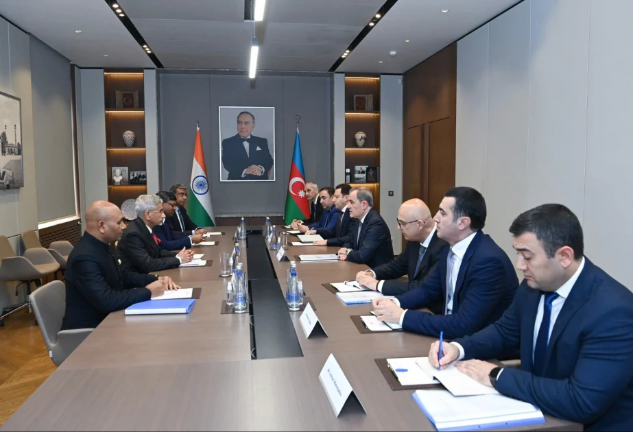 Ceyhun Bayramov azad edilmiş ərazilərimizdəki mina təhlükəsi barədə hindistanlı həmkarını məlumatlandırıb