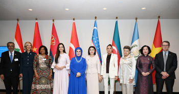 Mehriban Əliyeva BMT Baş Assambleyası çərçivəsində xüsusi sessiyada iştirak edib