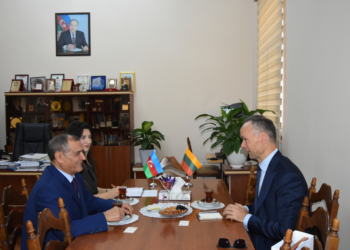 Litvanın ölkəmizdəki səfiri Azərbaycan Milli Kitabxanasında olub