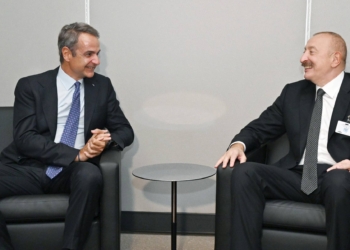 İlham Əliyev BMT-nin Nyu-Yorkdakı mənzil-qərargahında Yunanıstanın Baş naziri ilə görüşüb