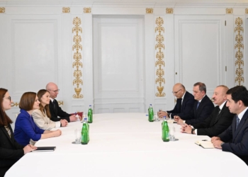 İlham Əliyev Kopenhagendə Moldova Prezidenti ilə görüşüb