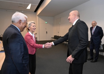 Kopenhagendə Prezident İlham Əliyevin Avropa İttifaqı Şurasının Prezidenti və Avropa Komissiyasının Prezidenti ilə görüşü olub