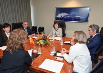 Milli Məclisin sədri Sahibə Qafarova İspaniya Krallığı Deputatlar Konqresinin sədri ilə görüşüb