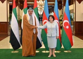 Milli Məclisin sədri Sahibə Qafarova Birləşmiş Ərəb Əmirlikləri Federal Milli Şurasının sədri ilə görüşüb