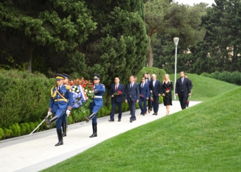 Xorvatiya Parlamentinin sədri Fəxri xiyabanı və Şəhidlər xiyabanını ziyarət edib