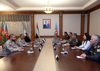 BƏƏ Xüsusi Əməliyyatlar Qüvvələrinin komandanı ölkəmizə səfər edib