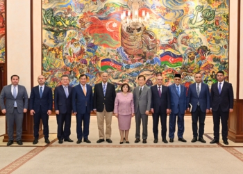 Spiker Sahibə Qafarova ICAPP-ın nümayəndə heyəti ilə görüşüb