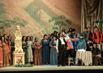 Opera studiyasının səhnəsində “Kənd namusu” operası nümayiş olunub