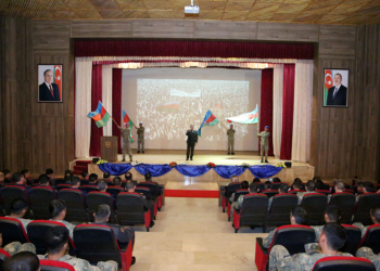 Azərbaycan Ordusunda Müstəqilliyin Bərpası Günü qeyd olunub