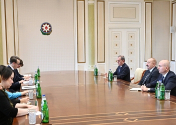 İlham Əliyev ATƏT-in fəaliyyətdə olan sədrinin başçılıq etdiyi nümayəndə heyətini qəbul edib