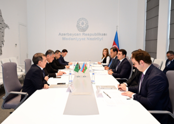 Mədəniyyət Nazirliyində Türkmənistan nümayəndə heyəti ilə görüş keçirilib